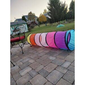 Kids Play Tunnel for Toddlers, 5.7 Foot Pop Up Crawl Through Tunnel Play Tent